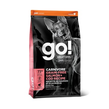 GO! 海洋鮭鱈 22磅 狗狗高肉量系列 (狗飼料 WDJ推薦 視力保健 無穀飼料)