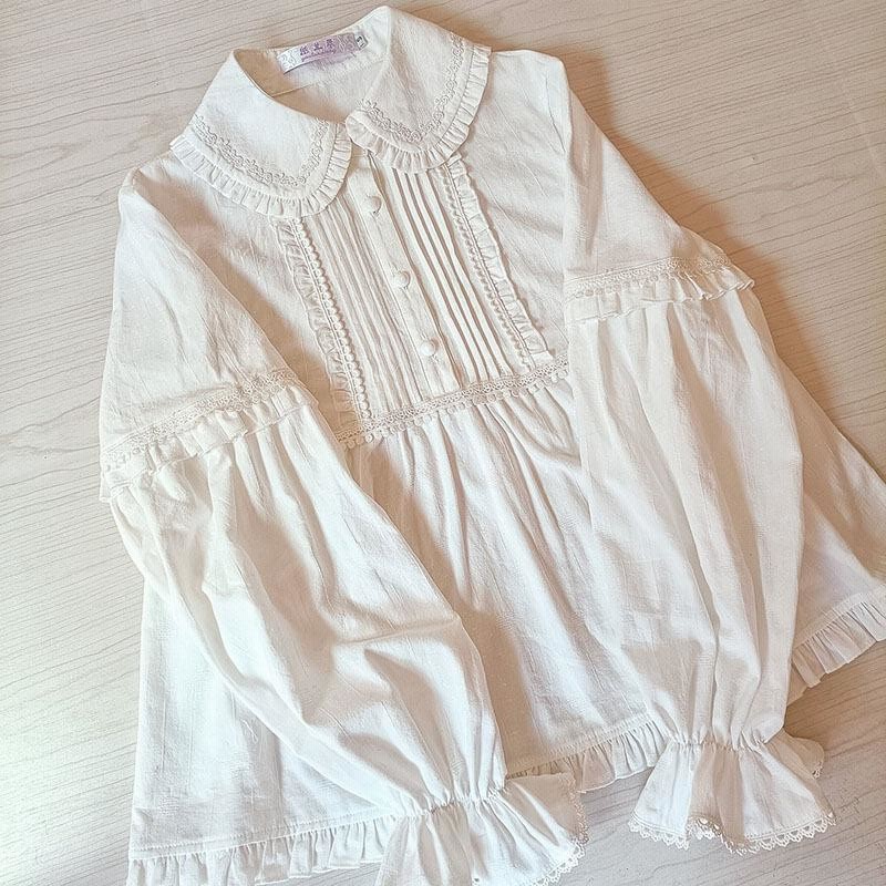 ロリータ ブラウス シャツ 春 秋 冬 トップス 長袖 ロリィタ 甘