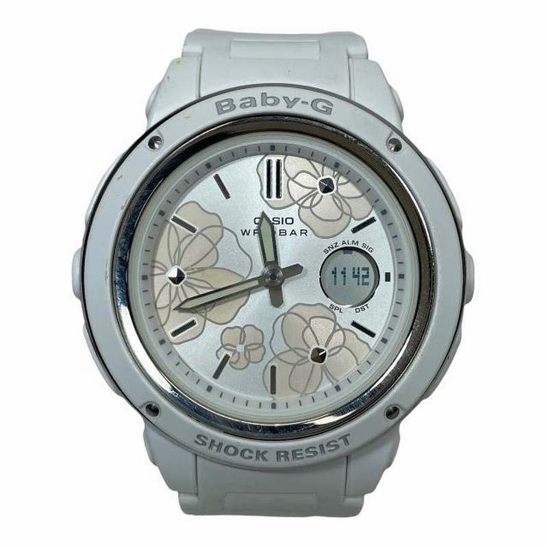 稼働品】CASIO カシオ Baby-G ベビージー BGA-150FL-7AJF 腕時計 花