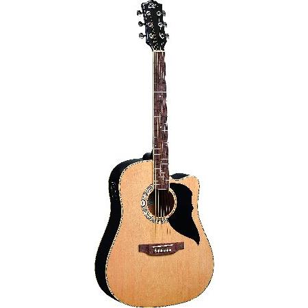 EKO Guitars String Acoustic-Electric Guitar, Right, Natural (06216600)