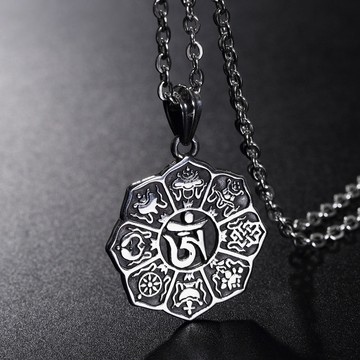 STEEL 鋼吊墜。祈福八寶 | RZX