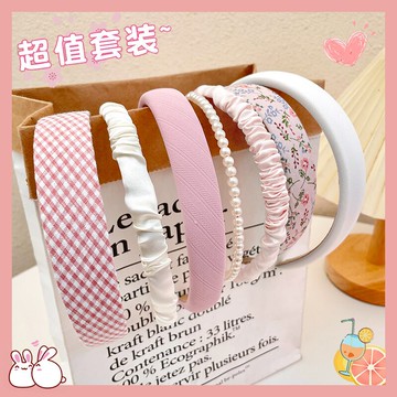 發箍女網紅新款發飾法式洗臉發卡頭飾夏天外出壓發頭箍發捆