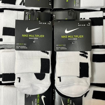 【other more 特選潮流】正品NIKE MULTIPLIER MAX CREW舒適 網眼通風 運動中筒襪(2入)