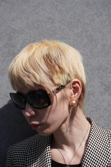 【日本直送 名牌中古包】CHANEL 香奈兒 太陽眼鏡 黑色 經典雙 C logo 5208Q vintage 古董 絕版 zxav3n