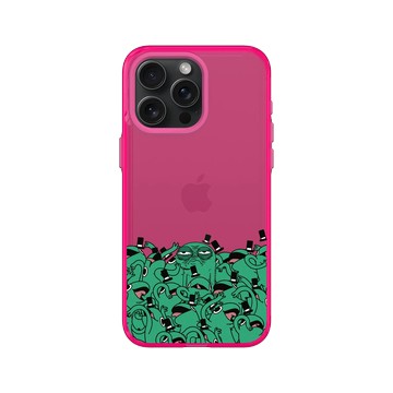 iPhone 15 Pro Max Clear 粉漾桃 - 怪奇事物所 Incrediville - 漩渦所長