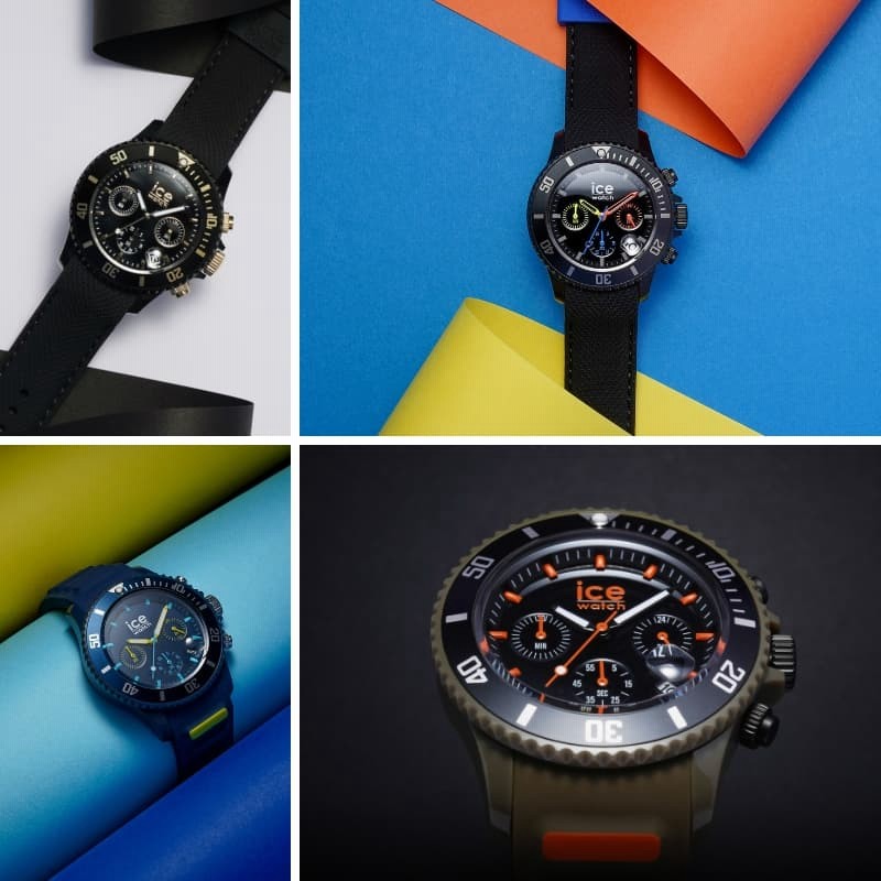 アイス ウォッチ 腕時計 ICE WATCH 時計 アイス クロノ ブラック