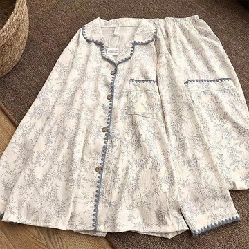 【台灣出貨】睡衣女春秋季雲朵棉長袖長褲韓版ins高級感少女可外穿家居服套裝睡衣長袖睡衣居家睡衣居家服睡衣套裝女生睡衣