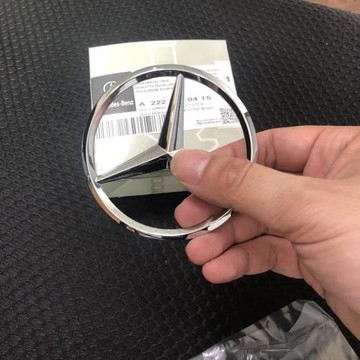 奔馳車標S級C級W204 W205 W221 W222 W223后尾箱圓形標三叉星標志