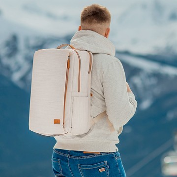 Nordace Siena Pro 17 吋電腦後背包 - 米色