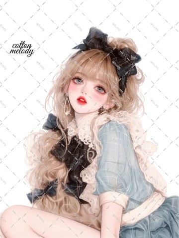 原創貼紙 No.8466 人物貼紙 原創貼紙 女孩貼紙 原創人物貼紙