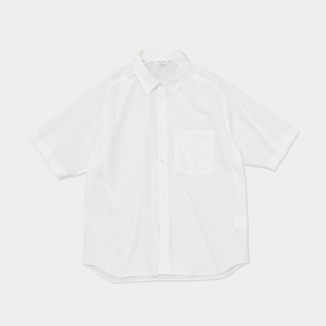 日本Still By Hand 超細高密度棉雙扣插肩袖特殊剪裁短袖襯衫