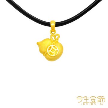 今生金飾 帶財葫蘆墜 黃金墜飾