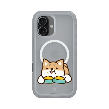 iPhone 17 AirX 流變灰 - 柴語錄 Shiba Says - 一碗不夠吃兩碗!