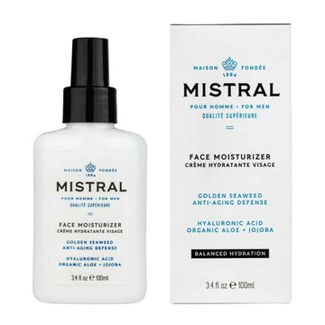 美國 Mistral 海洋雪松 臉部保濕乳液（保養保溼護膚保濕乳 男性男士男生男用臉乳液保養品 緊緻調理收斂敏感肌保溼乳
