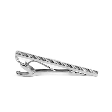 dunhill 引擎圖案簍空領帶夾