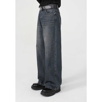 MTLCLOTHES男裝|四季款新品 韓版直筒水洗牛仔褲寬松ins潮流