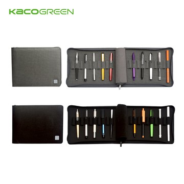 【KACO】ALIO 鋼筆展示收藏包10格20格 (台灣現貨) 鋼筆收納包 筆袋收納包 大容量 防塵鋼筆袋 防潑水