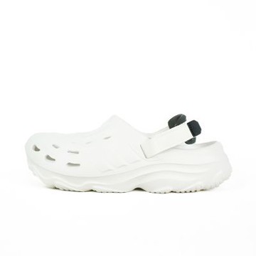 Adidas Maxxclcog [JH9845] 男女 運動休閒涼鞋 涼拖鞋 洞洞鞋 魔鬼氈 舒適 白 黑