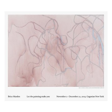 【原版海報】Brice Marden | Let the painting make you