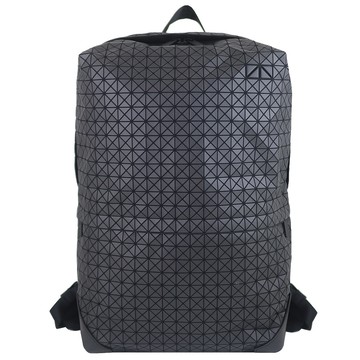 ISSEY MIYAKE 三宅一生 BAOBAO 黑壓紋三角方格直立大後背包