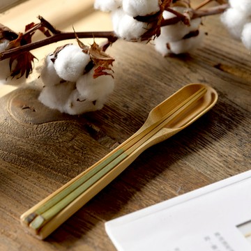 點睛設計｜DOTdesign｜保青竹餐具組 - 湯筷組合