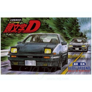 FUJIMI 富士美 1/24 頭文字D 019 Toyota AE86 Trueno '83 藤原拓海 碳纖引擎蓋式樣