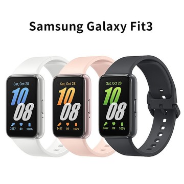 SAMSUNG Galaxy Fit3 健康智慧手環辰曜銀