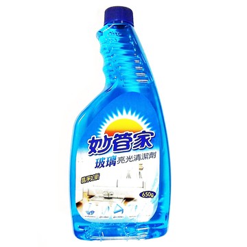 【文具通】妙管家 玻璃 亮光 清潔劑 補充罐 650ml SP010566【領券滿額再折千8/31止】