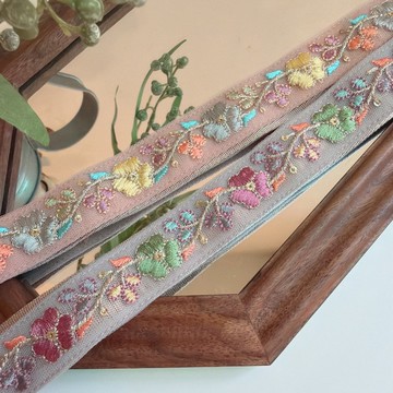 夢境花  刺繡手機背帶 可調節背帶 好煩小姐