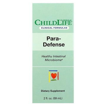 ChildLife Clinicals, Para-Defense，兒童腸胃調理補充劑，2 液量盎司（59 毫升）