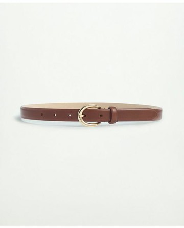 Brooks Brothers Women's Leather Trouser Belt | Brown | Size XS