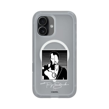 iPhone 17 AirX 流變灰 - 迪士尼-漫威 Marvel - 鋼鐵人-黑白版
