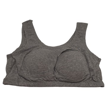運動無鋼圈美背無痕內衣  XL  灰色