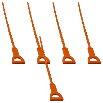 水管疏通器 Set 5 PP材質  尺寸約52cm  橘色 + 長條  1組