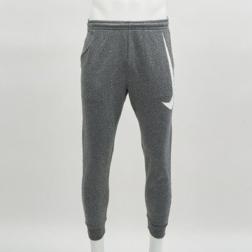 Nike TF Pant Swoosh TPR 男款 灰色 加絨 縮口 針織 保暖 運動 長褲 FZ1075-010