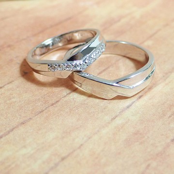 【比法一生】純銀情侶對戒—心橋 925純銀手作飾品