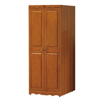 文創集 秋意濃2.7尺實木二門內雙吊衣櫃-81x58x203cm免組