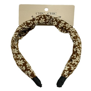 chic chic 日本造型髮箍 sy13565  扭結咖啡色