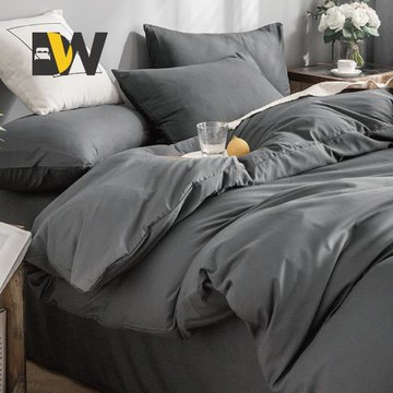 夢之語 柔舒棉 素色床包枕套組 被套 (理性因子) 單人/雙人/加大 加高35cm