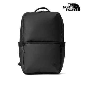 The North Face北面男女款黑色多隔層方形休閒後背包｜81DMKT0 筆電包/登山包