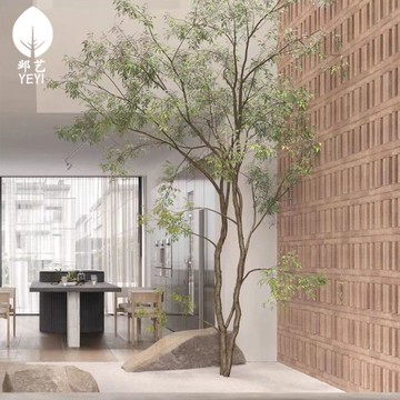 人造花 仿真植物 仿真樹 仿真綠植 仿真擺飾 吊鐘樹室內外櫥窗北歐風格擺件ins風馬醉木造型客廳造景假樹137S 快速出貨