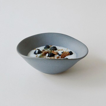 韓國 NR CERAMICS HIN 陶瓷湯碗 青石藍