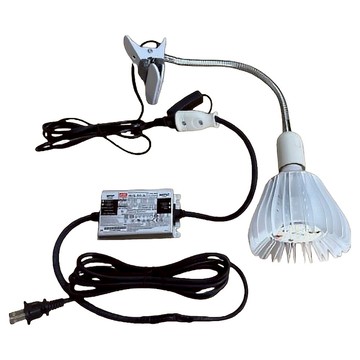 JIUNPEY 君沛光電 夾式 電源分離式植物燈杯 加強型光譜 50W E27  紅藍光 + 加強型 + 全光譜  1個