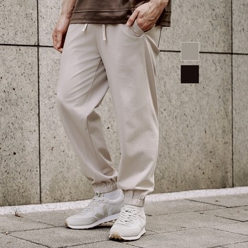 JERSCY [剪裁彈力縮口褲]  男長褲 男生長褲 長褲 休閒褲 男生褲子 男褲 [1527001]