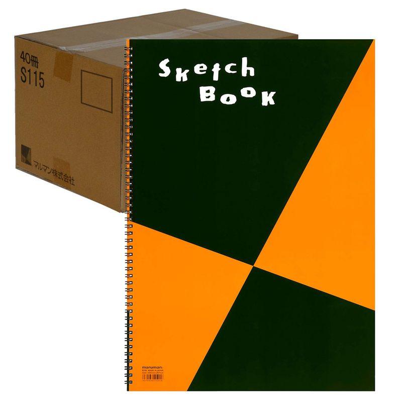 マルマン スケッチブック A3 図案シリーズ 画用紙 並口 24枚 S115X40 40冊入
