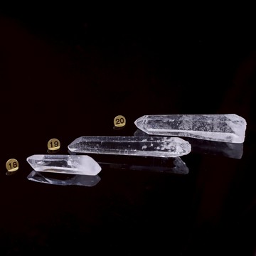 脈輪療癒 |哥倫比亞水晶柱 列木尼亞 白水晶 原礦 擺件 握件 水晶柱  3CS12-18,19,20