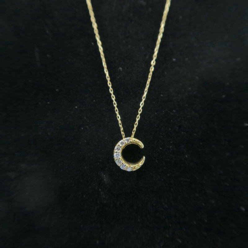 天然 ダイヤ K18 金 月 ムーン 三日月 ネックレス Yg イエロー ゴールド ジュエリー 宝石 ペンダント 18金 アクセサリー シンプル 通販 Lineポイント最大0 5 Get Lineショッピング