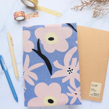 【花咲】布書衣 書衣 可調式書衣 日本進口布