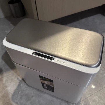 垃圾桶 新品夾縫感應式垃圾桶家用客廳臥室衛生間?所不銹鋼 逸雅家居館