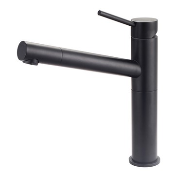 BACHOR 工業風單槍面盆龍頭組(霧黑)-無安裝